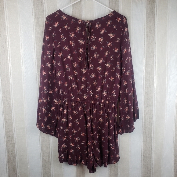 American Eagle Romper Floral Boho Size Small - Picture 1 of 10